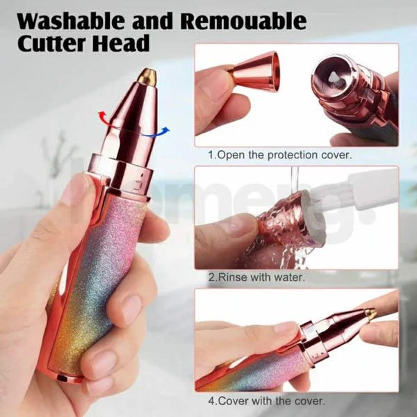 2in1 Eyebrow & Face Trimmer – Painless | Rechargeable